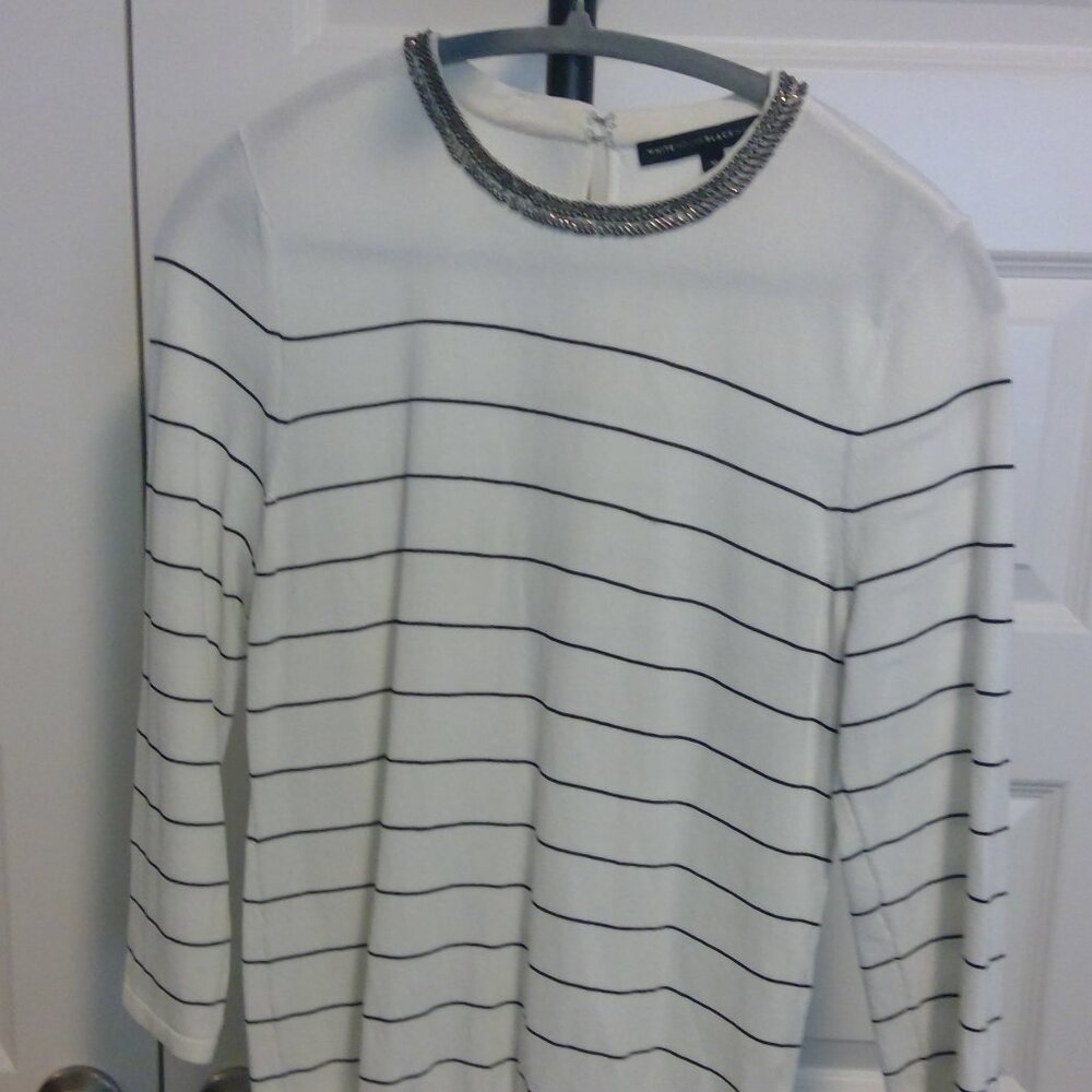 White House Black Market Striped Sweater
